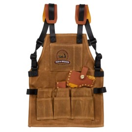 K M Tools Waxed Canvas Tool Apron The Katz-Moses 20oz  (CHILD/KID SIZE up to age 9)