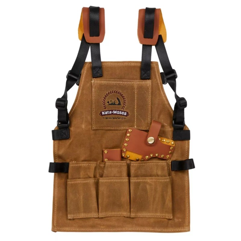 K M Tools Waxed Canvas Tool Apron The Katz-Moses 20oz