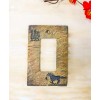 Set of 2 Western Horse And Pine Trees Silhouette Wall