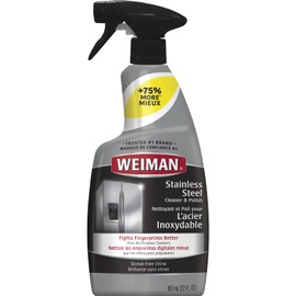Stainless Steel Cleaner And Polish, Floral Scent, 22 Oz Trigger Spray Bottle
