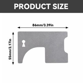 One Piece Rustproof Steel Firefighting Hand Tool Multifunctional Firefighter Door Tool Portable Ergonomic Lock Picking Fire Tool for First Responders and Firefighters