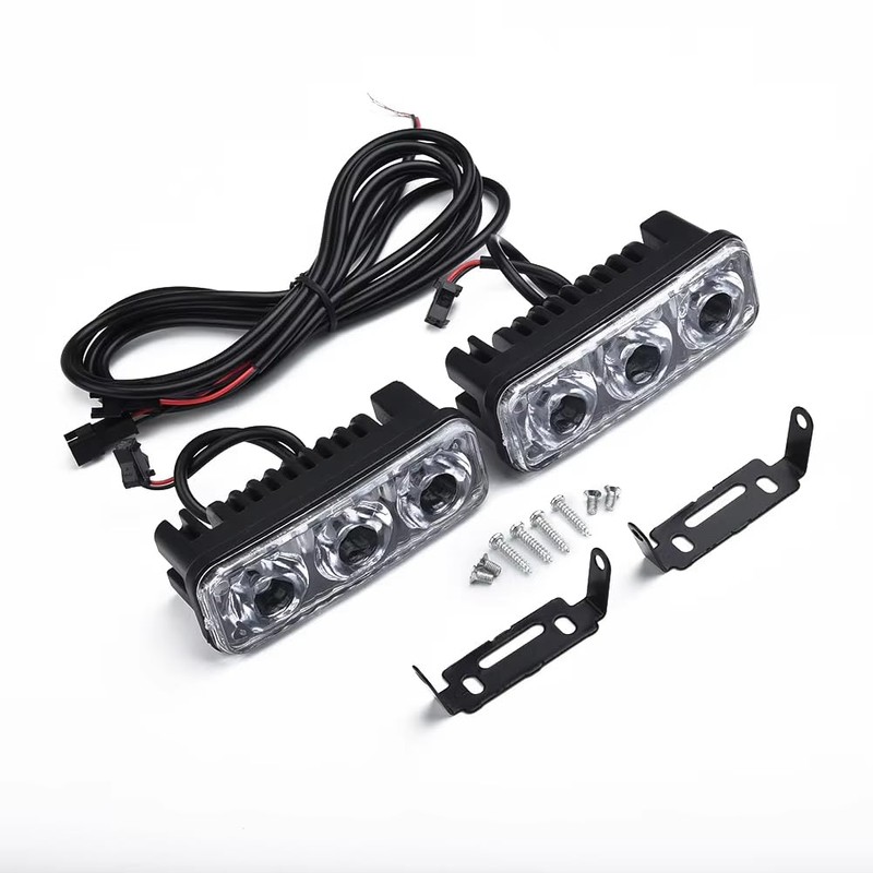 zmart LED Daytime Running Light Waterproof Car High Power Lens