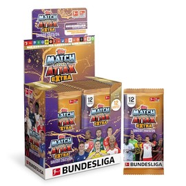 Topps Bundesliga Match Attax Extra 2024 - Display Box - 24 Packs per Box (288 Bundesliga Match Attax Extra Cards)