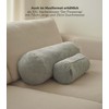 mokebo Neck Roll with Corduroy Cover 'Das Nook', Cosy Cushion