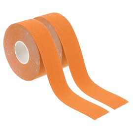 PATIKIL 32.8ft x 1 Inch Aerial Hoop Tape, Athletic Tape Adhesive Non-Slip Grip Tape Yoga Rig Sports Tape for Wrapping Exercises Gymnastics, Orange