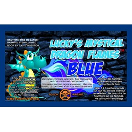Mystical Fire Dragon Flames Blue Flame Colorant Vibrant Blue Flame Color Changer for Indoor or Outdoor Use 25-Gram Packets 6 Pack…