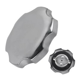 Maxhanest 2 Chrome Fuel Gas Tank Cap for Honda GX160 GX200 GX240 GX270 GX340 GX390 Engines