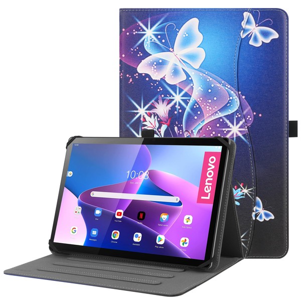 HGWALP Universal Case for 9inch-10.5inch Tablet,Multi-Viewing Angels PU Leather Stand