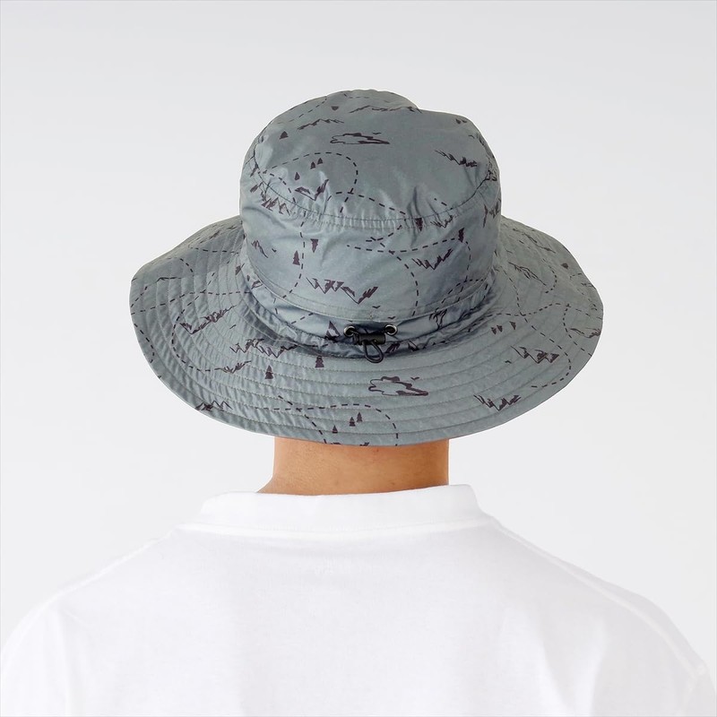 Nifty Colors Rain & UV Hat, Mountain Blackout UV Rain