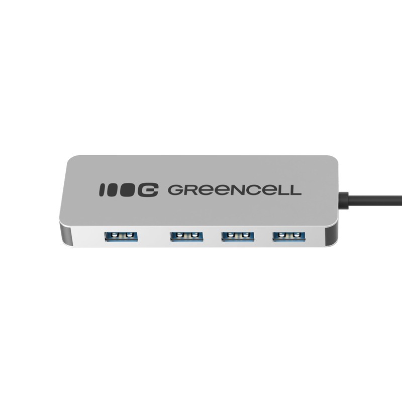 Green Cell 4-Port USB 3.0 Hub Splitter 5 Gbps, Multiple