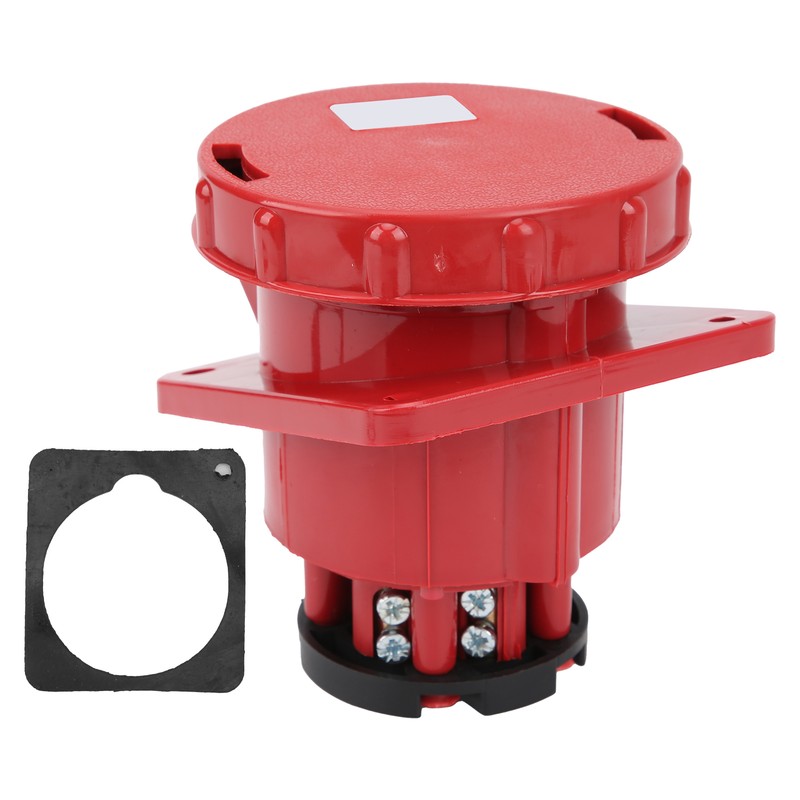 380415V 63A Industrial Connector 3P+N+E 5 Pin Oblique Plug IP67