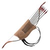 Archery Arrow Quiver with Slots, Adjustable Shoulder Strap, Only Quiver