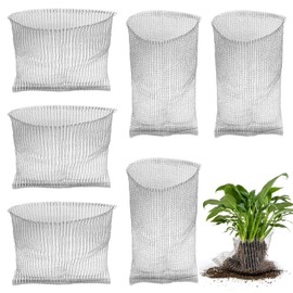 Pack of 6 Root Protection for Plants, Vole Basket, Vole Grid, Vole Grid Against Vole Rodents, Plant Root Protection for Protection of the Roots of Trees, Flowers, Vegetables (12 x 6 in/10 x 9 in)
