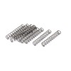 sourcingmap Compression Spring,304 Stainless Steel,7mm OD,1mm Wire Size,40mm Free Length,Silver