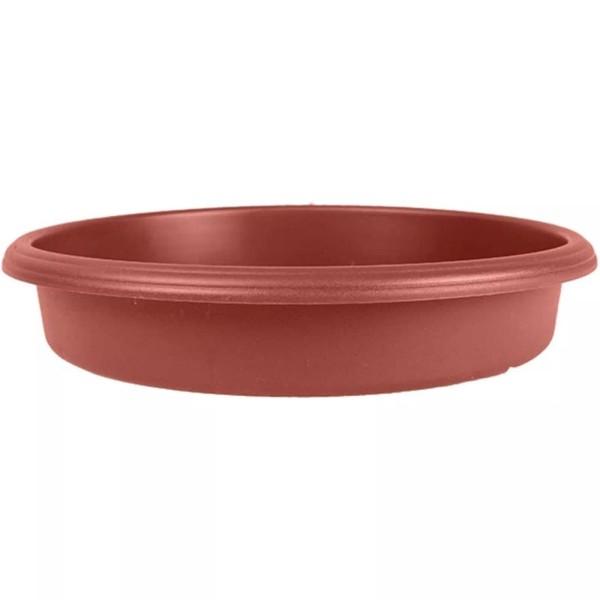Akro-Mils The HC Companies Panterra Round Plastic Planter Saucer, Clay-Colored,