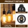 MECCANIXITY E26 E27 Light Socket, 16pcs 250V 660W 3A Lamp