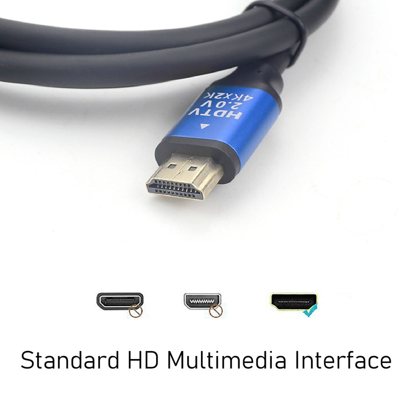 HD Multimedia Interface 2.0 Cable Interference Resistant 4Kx2K HDTV 2.0V