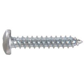 The Hillman Group 70814 8-Inch x 1-Inch Pan Head Square Drive Sheet Metal Screw, 100-Pack, zinc