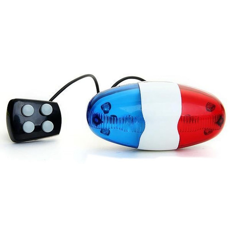 SUNCHSEN Bicycle 6 LED 4 Tone Horn LED Light Electronic