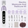 Professional Manicure Pedicure Kit with Memory Modes, Cordless Electric Nail