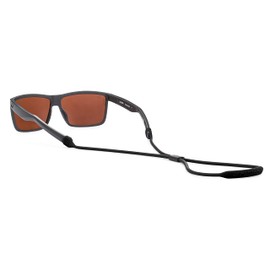 Pilotfish Premium Silicone Sunglasses Strap, Adjustable Glasses Retainer with Unique Passthrough Design – Universal Fit (Black)