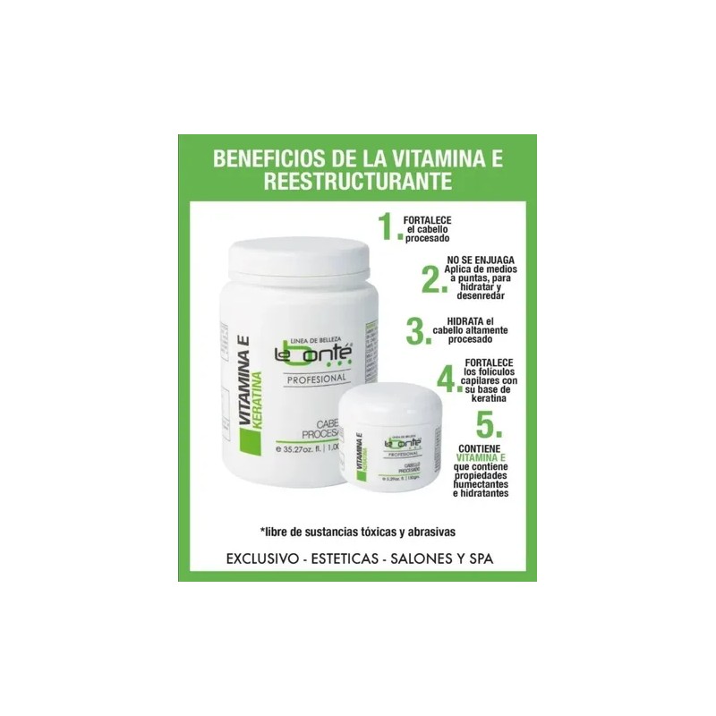 Kit Shampoo Vitamina 240ml Y Vitamina E 150g Labonte