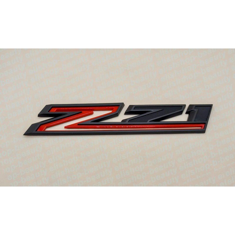 OEM 2pcs Black Red 2019-2023 Chevy Silverado Z71 Emblem Fender