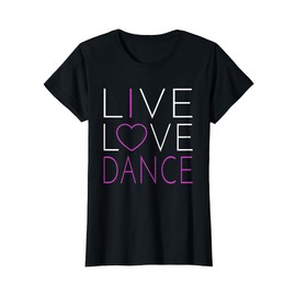 Magliette Danza - T-Shirt Ballerina - Io Amo la Danza Maglietta
