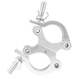 beamz BC50200D Swivel Coupler Slimline Truss Clamp | Heavy-Duty Double Truss Clip | 200kg Capacity Clamps for Truss Truss Clamp for Rigging and Stage Equipment | Durable Aluminum