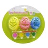Easter Egg Painting Set - 3 Stencils 4 Paints & Paintbrush
