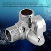 Three-Way Shower Diverter 3 Way Brass Chrome Diverter G 1/2"