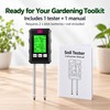 6-in-1 Digital Soil Tester – pH, Moisture, Fertility, Temperature, Humidity