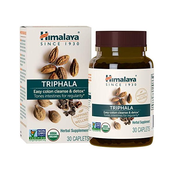 Himalaya Herbal Healthcare Organic Triphala, 60 caplets
