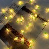 40 LED Pineapple Fairy String Lights Waterproof Battery Operated 8