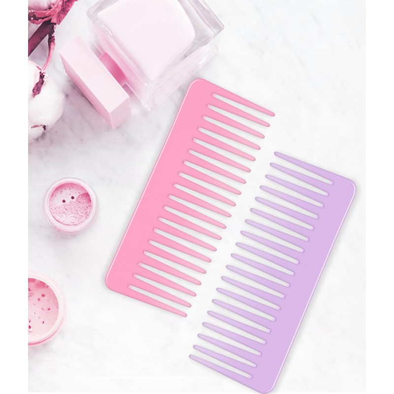 SJLCYZS Wide Tooth and Large Detangling Comb Set for Long,