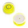 Round spirit level set, 5 pieces, with diameter 25 mm