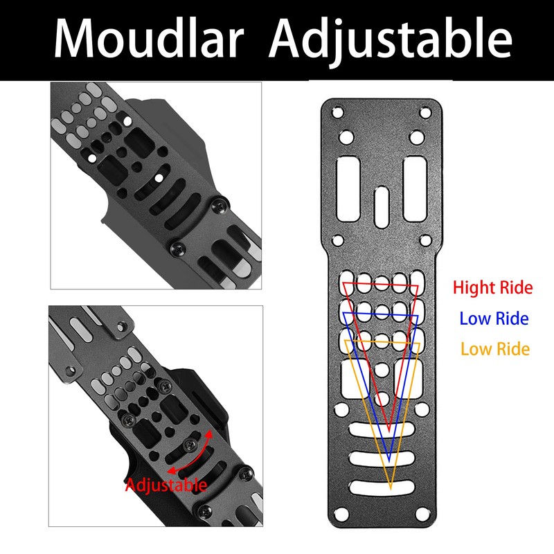 SIVIGEAR Drop Leg Strap Holster for QLS, Aluminum Alloy Modular