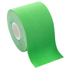 Kinesiology Tape 5M 2 Rolls Elastic Muscle Tape Improve Blood Circulation Waterproof and Latex Free for Exercise, Sports and Injury (Green)