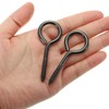PATIKIL M5x65mm 4pcs 304 Stainless Steel Eye Screw Hook Self