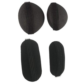 4 Pcs Black Volume Hair Base Styling Insert Tool Hair Clip Padding Updo Hair Maker Accessories for Women Girls
