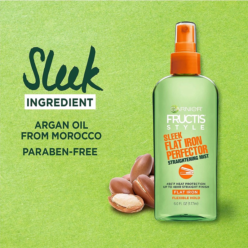 Garnier Fructis Style Flat Iron Perfector Hair Straightening Mist, 6