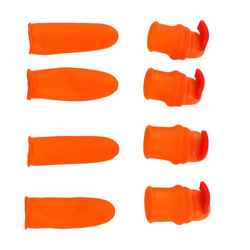 Silicone Thumb Knife Stainless Steel Thumb Knife Picker for Peel