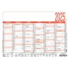 Zettler - Working Day Calendar 2025 White/Red, 21 x 14.8