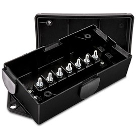 True Mods 7-Way Junction Box for Trailer Cord Wiring [Brake & Light Control] 7-Pin Wire Cable Connection Terminal Waterproof Distribution Splice Block for RV Boat Camper Travel Utility Semi Trailer