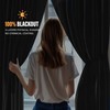 MaKefeile Room Divider Curtains with Flexible Ceiling Curtain Tracks Set,100%
