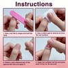 Flower Press on Nails Short Square Fake Nails Fake Nails