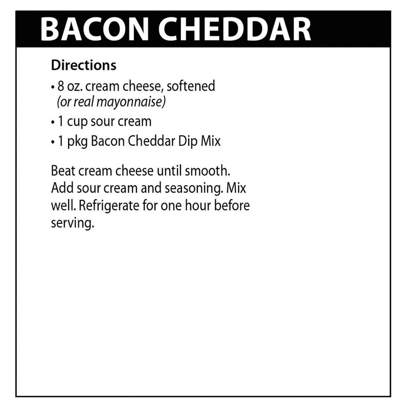 RADA 3 Pack Bacon Cheddar Quick Mix Dips