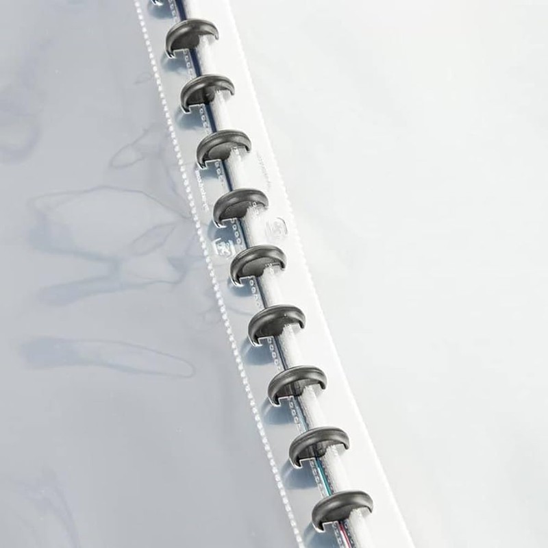 Elba 100205599 Plastic Ring Binder Polyvision A4 with Variozip Principle