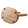 MyGift Premium Acacia Solid Wood Countertop Paper Towel Roll Stand
