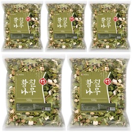5 500g domestic Hwangchil tree leaf branches / 국산 황칠나무 잎 가지 500g 5개
